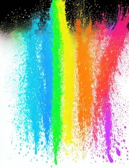 Rainbow, multi-colored art