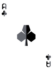 Ace of Clubs Illustration