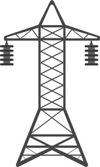 Power Transmission Line Illustration