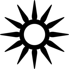 Sun icon
