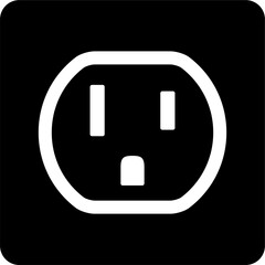 Electrical socket icon © natbasil