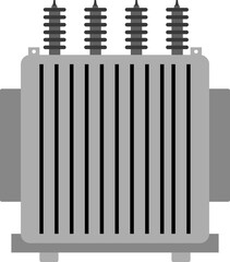 High Voltage Electrical Transformer Illustration