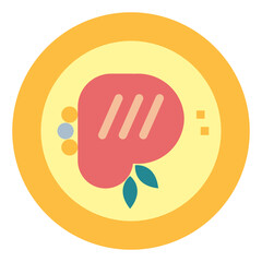 food flat icon style
