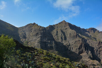 Fototapeta na wymiar Mountains in Tenerife in Spain