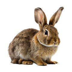 Obraz premium isolated bunny rabbit, spring, bunny, transparent background, cute, png