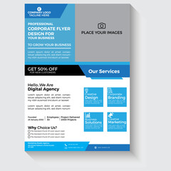 Corporate Business Flyer Template Design Vactor   