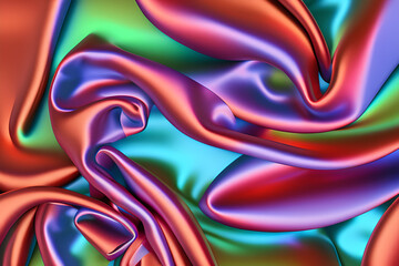 Plakat Abstract Colorful Background Created with Generative AI Technology