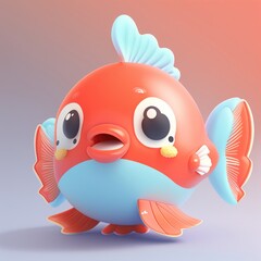 Cute little fish toy