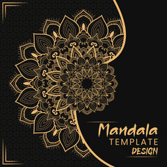 Ornamental luxury mandala design Islamic luxury mandala pattern background design