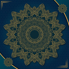 Minimalist Mandala Design Vector Template