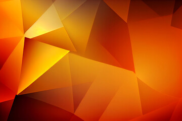yellow orange gold abstract background for design. subtle Geometric shapes. Triangles, squares, stripes, lines. Color gradient. Web banner