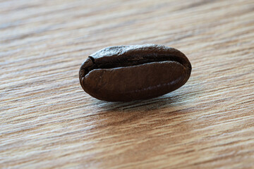 Macro shot of a coffee bean