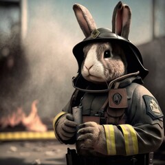 bunnies as people