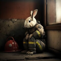 bunnies as people