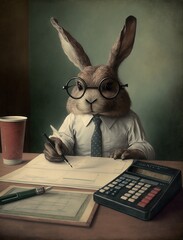 bunnies as people