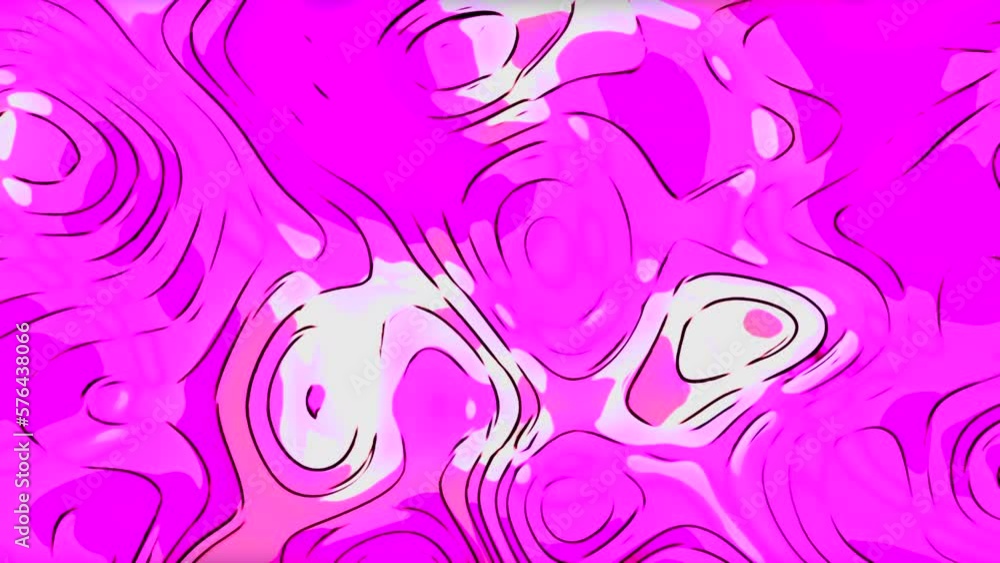 Poster liquid abstract surface with ripples. motion. surreal colorful flowing water.