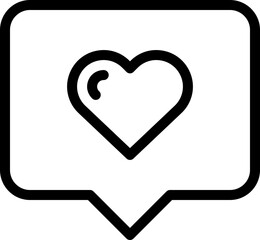 love message icon