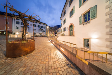 Eppan, Italy February 25, 2023 Eppan an der Weinstrasse in South Tyrol.