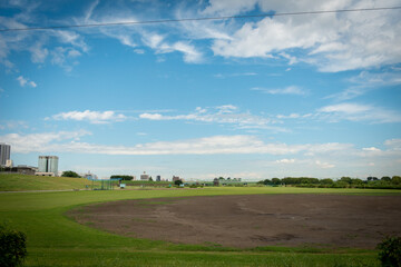 Obraz premium Riverside (dote)playground in Tokyo Japan
