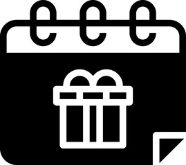 calendar gift icon