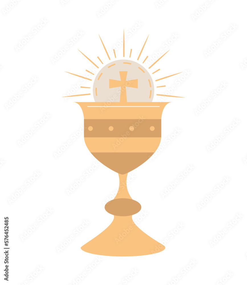 Wall mural holy communion chalice