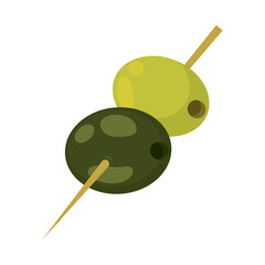 olives in a stick