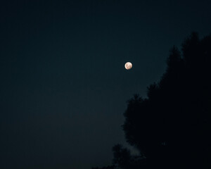moon and clouds