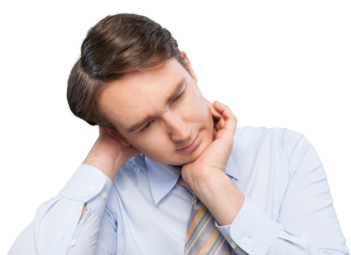 Portrait of a Worried Businessman