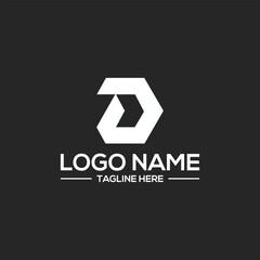 Fototapeta premium creative D logo designs