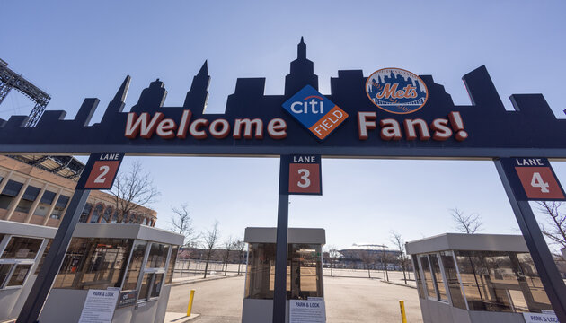 Citi Field stadium in Queens - home of the New York Mets - street photoraphy