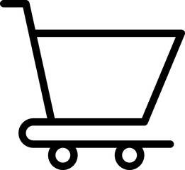 trolley cart icon