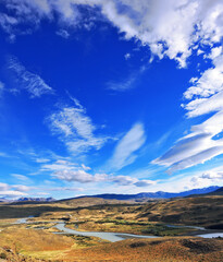 Fototapeta premium The national park Torres del Paine.