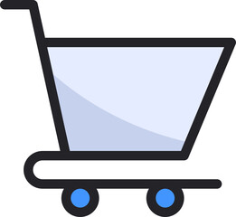 trolley cart icon