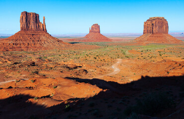 The Mittens at Monument Valley Navajo Tribal Park