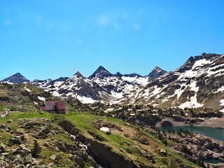 El gran facha desde Respomuso en los pirineos