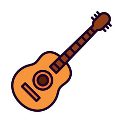 Fototapeta premium guitar icon isolated