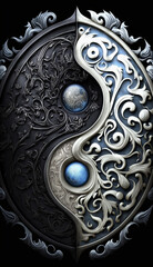 yin yang shield
