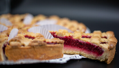 kuchen de frambuesa