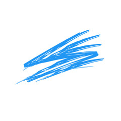 Obraz na płótnie Canvas blue brush stroke