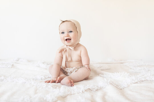 infant baby girl with limb difference disability