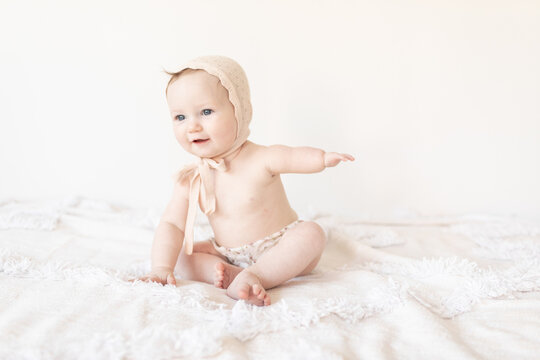 infant baby girl with limb difference disability