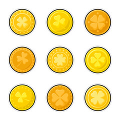 Collections of Coin sticker decals