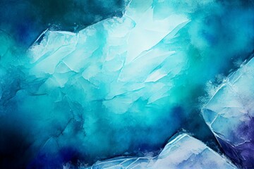 background image of ice texture, extreme resolution, watercolor style AI Generated