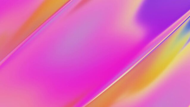 Abstract Bright Magenta 3D Multi Color Texture Background Loop