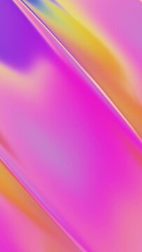 Vertical Abstract Bright Magenta 3D Multi Color Texture Background Loop
