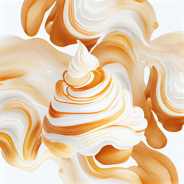 illustration of a cream