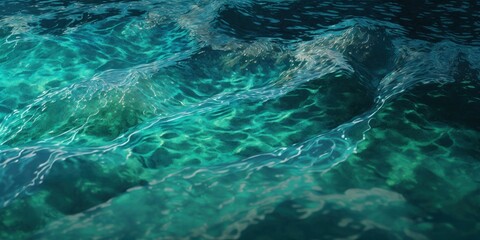 Tropical water texture – Created with generative AI technology