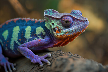 iguana on a tree made with generative ai