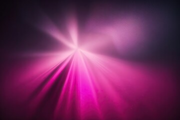 Obraz premium Abstract Background With Pink Fog in Minimalistic Dark Space With Rays of Light. Generative AI.
