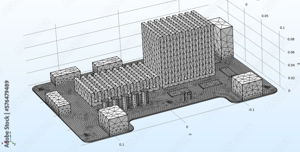 Poster computer modeling and investigation of the parameters of a printed circuit board using a computer ai